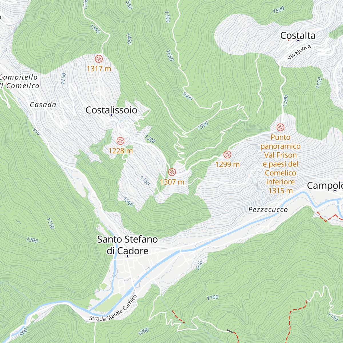 Locanda La Baita map