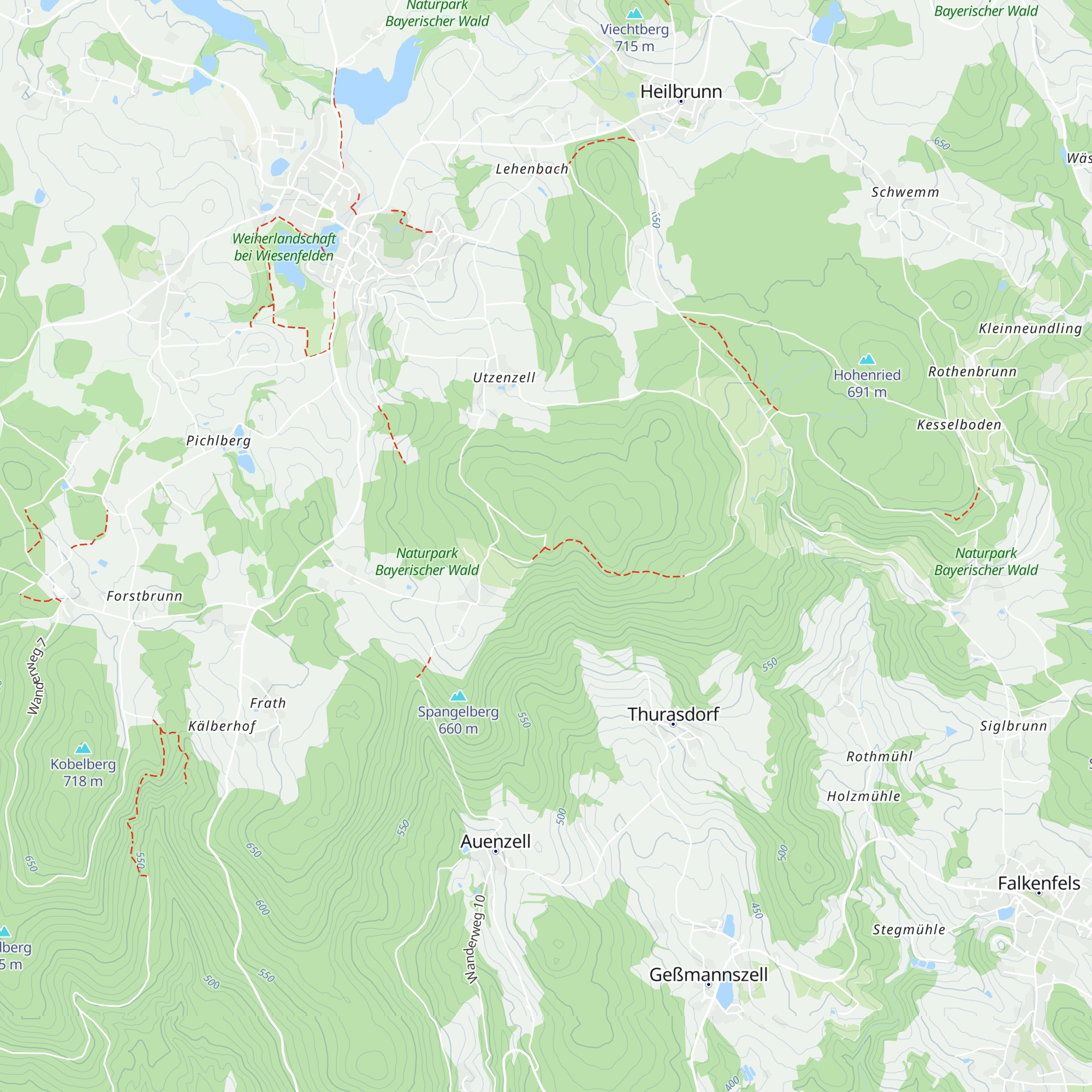 Büscherl Schutzhütte map