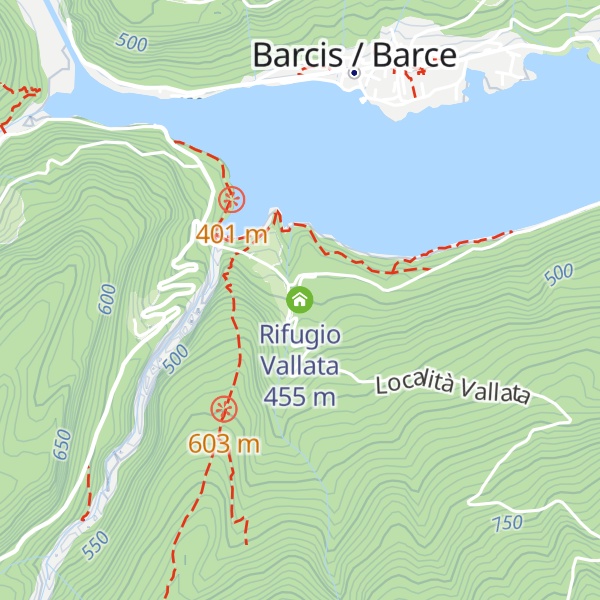 Map of Rifugio Vallata