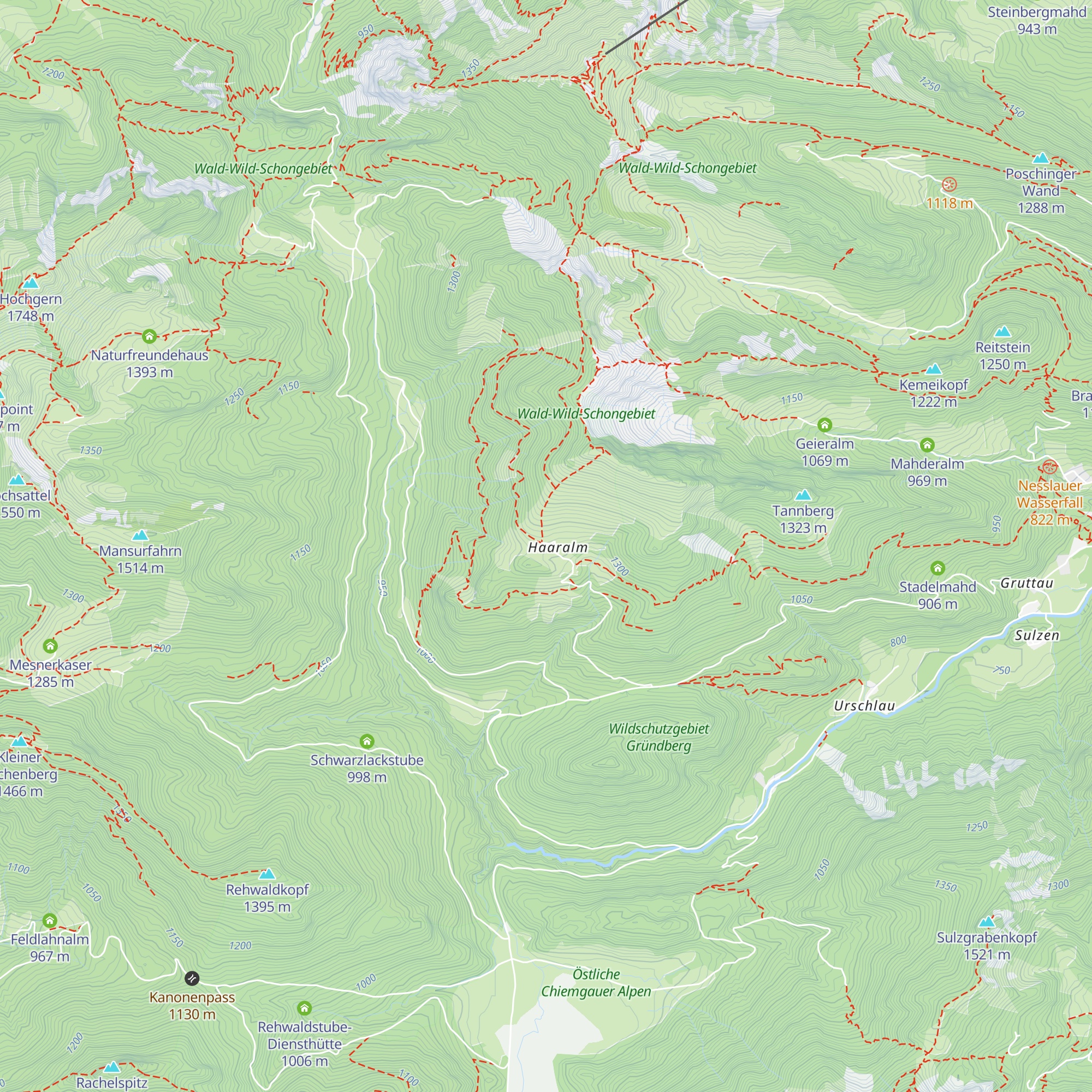 Haaralm map