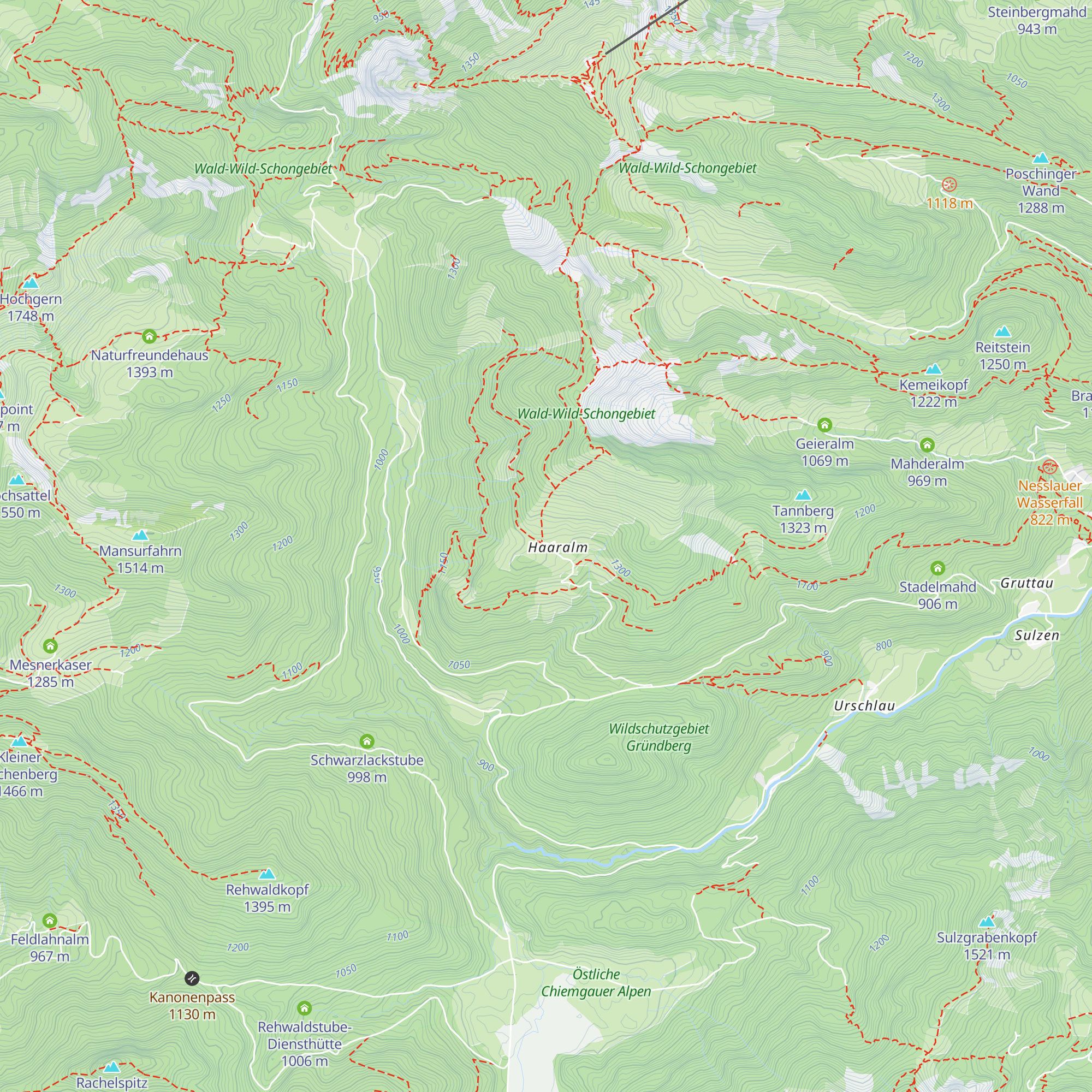 Haaralm map