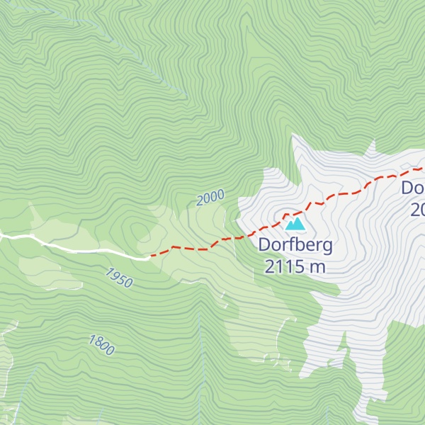 Map of Dorfberghüttl
