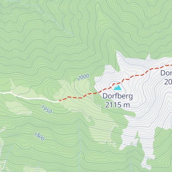 Map of Obstansersee Hütte