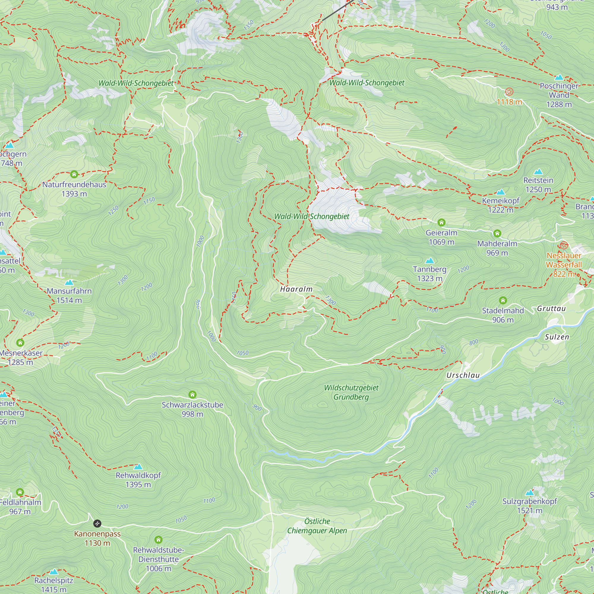 Sulzner Kaser map