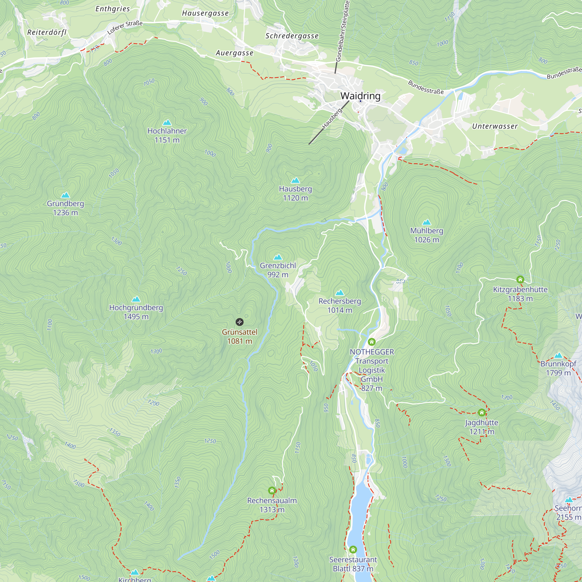 Alpengasthof Oberweissbach map