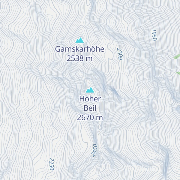 Map of Hoher Beil