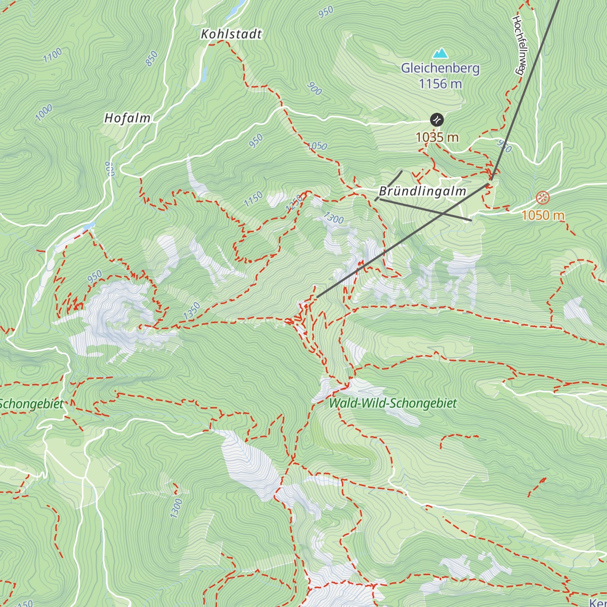 Hochfellnhaus map