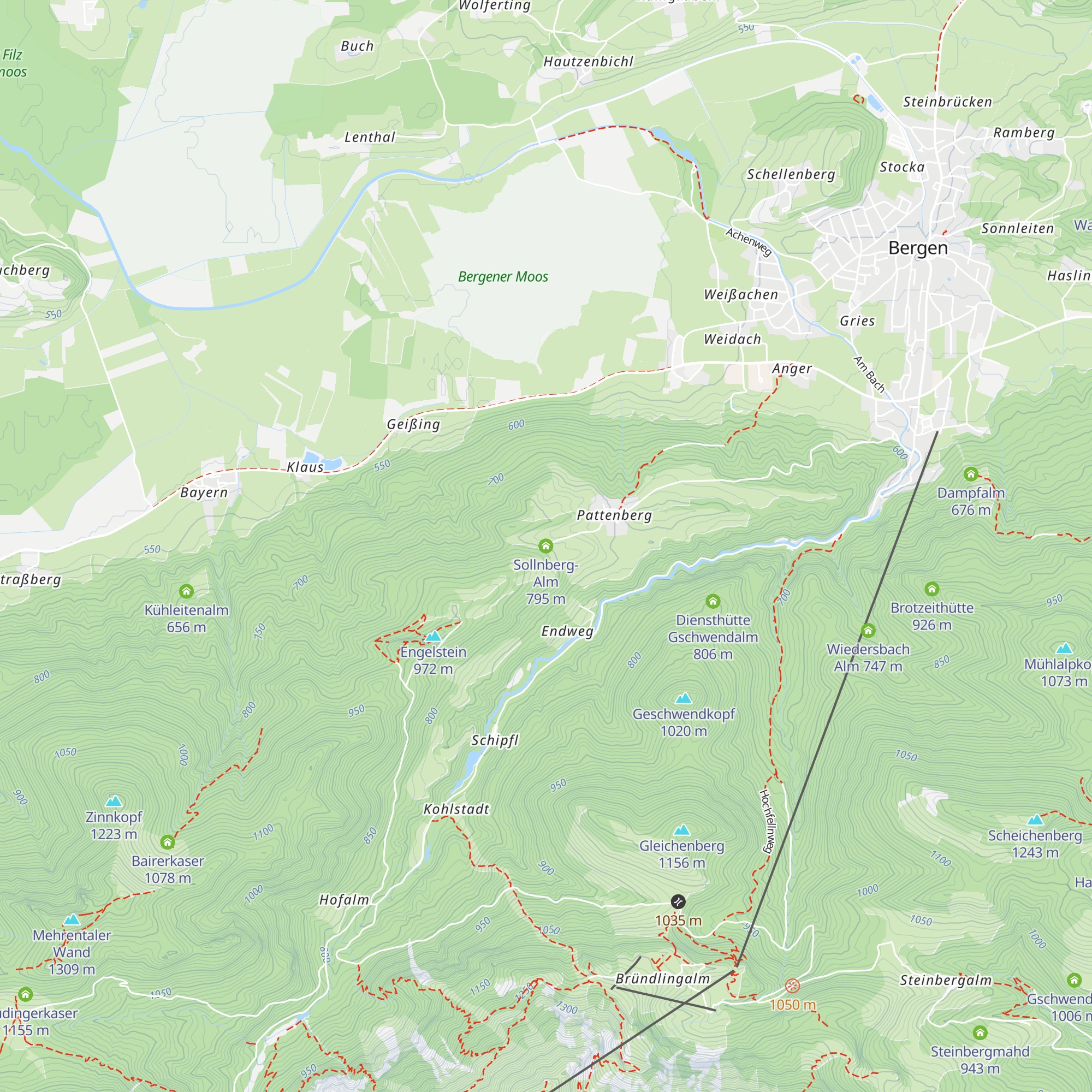 Sollnberg-Alm map