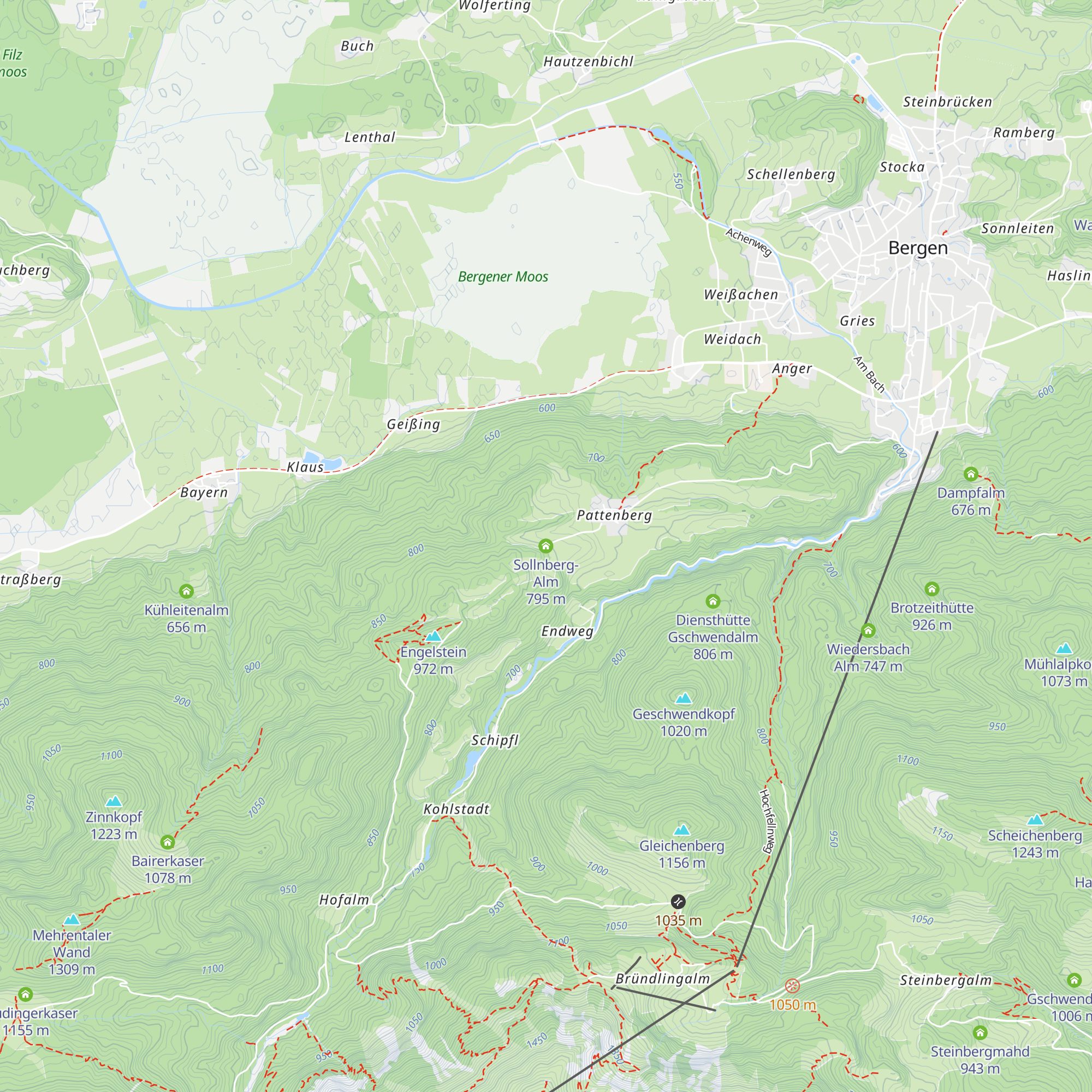Sollnberg-Alm map