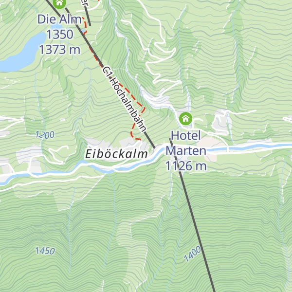 Map of Hotel Residenz Hochalm