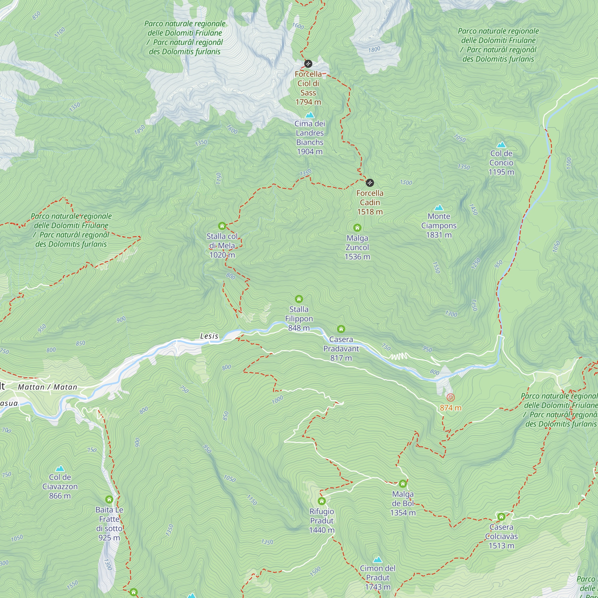 Stalla Filippon map