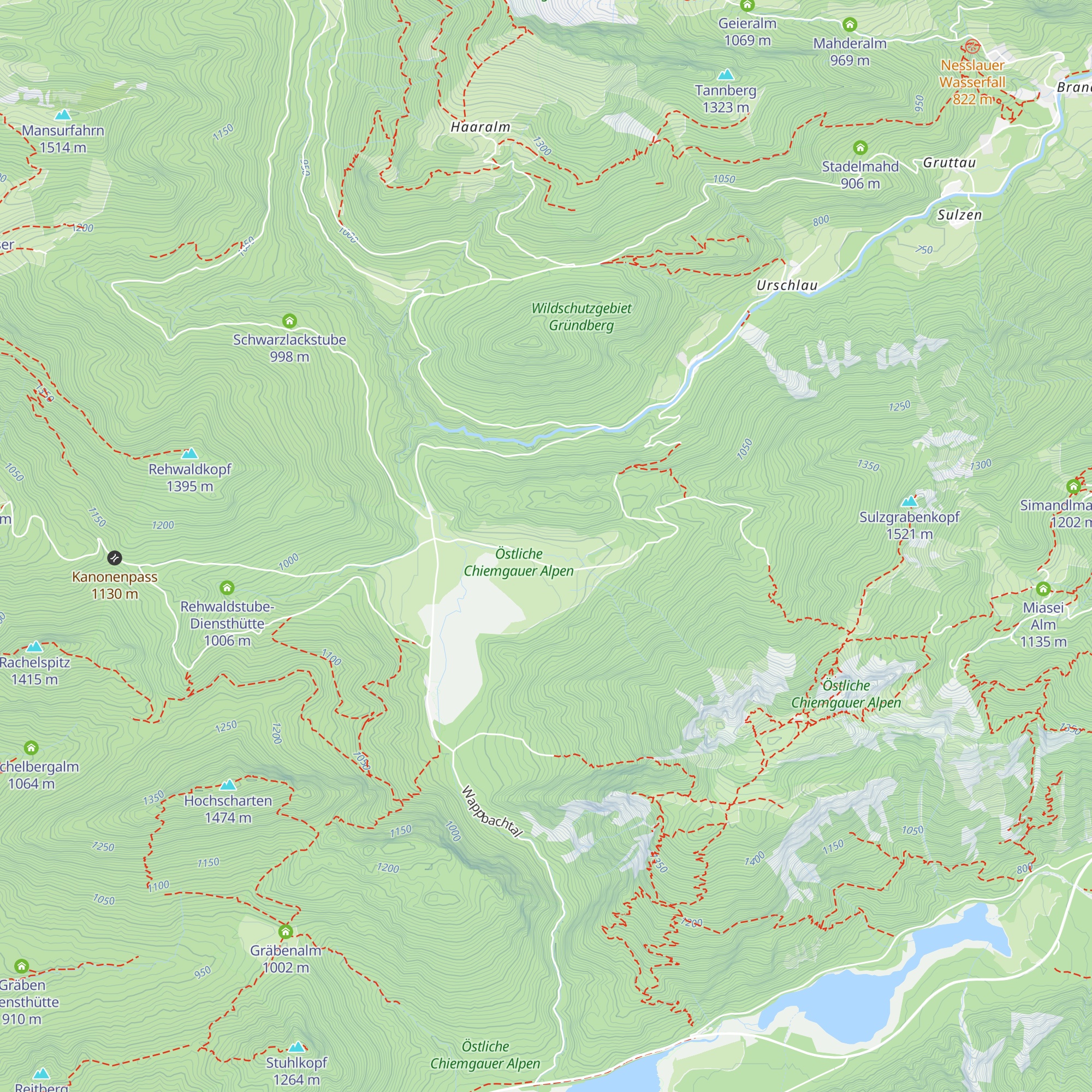 Dandlalm map