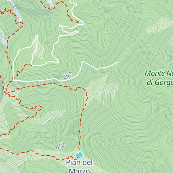 Map of Monte Paludello