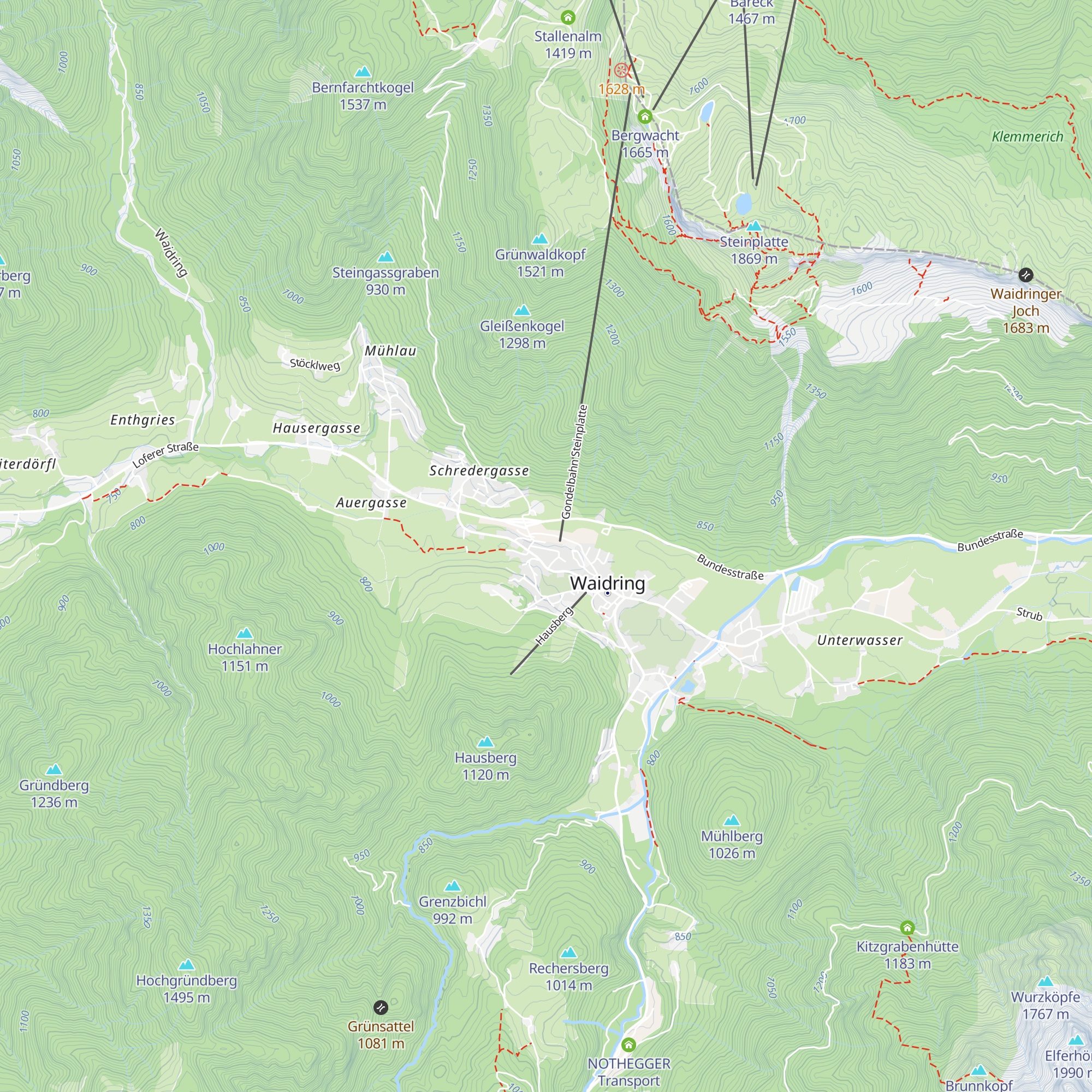 Schindldorf map