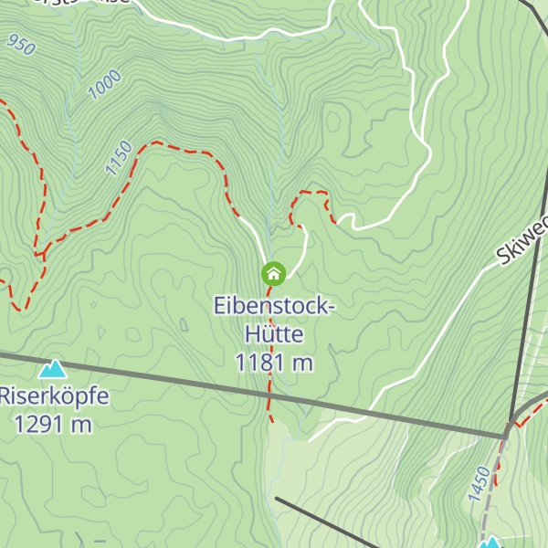 Map of Eibenstock-Hütte