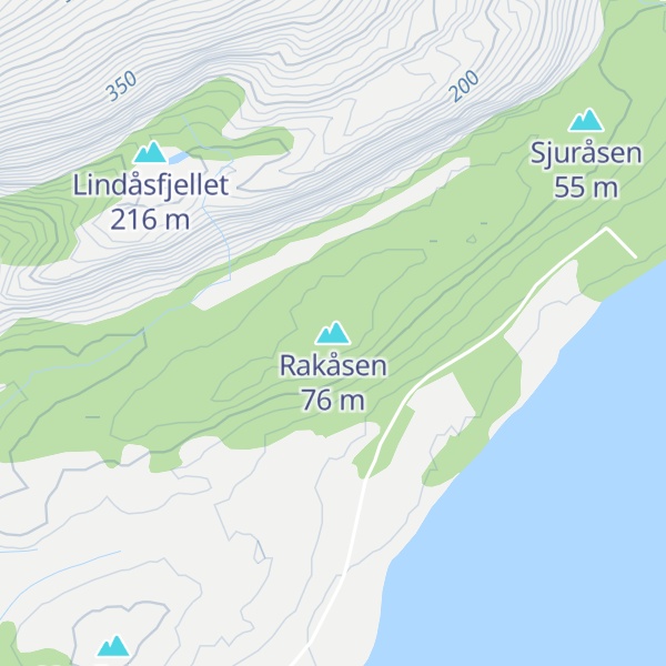 Map of Rakåsen