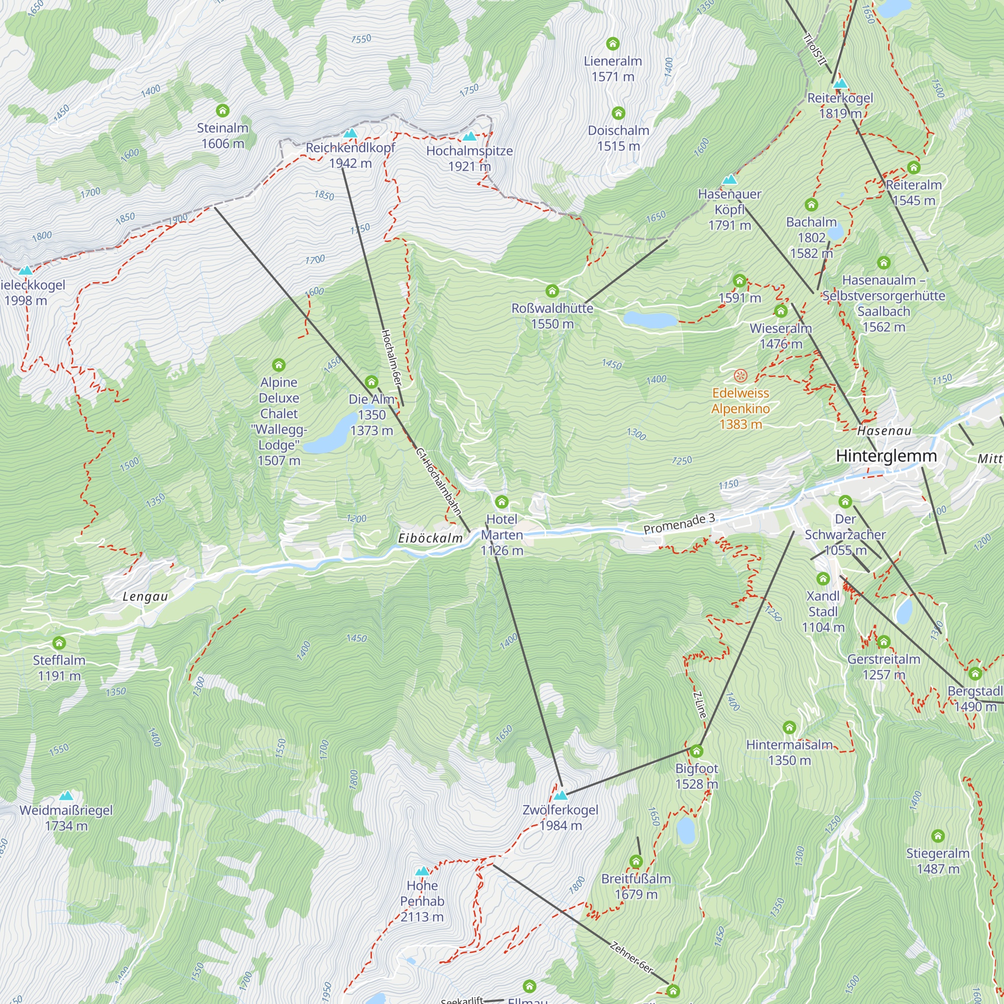 Hotel Marten map