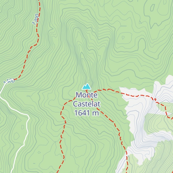 Map of Monte Castelat