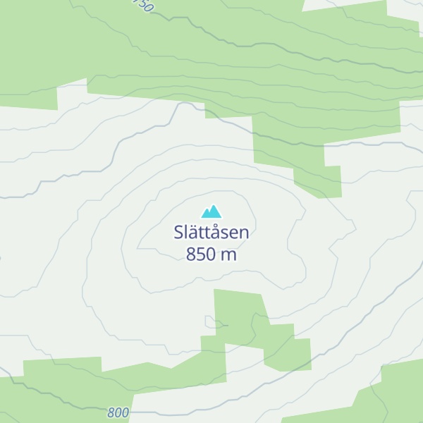 Map of Slättåsen
