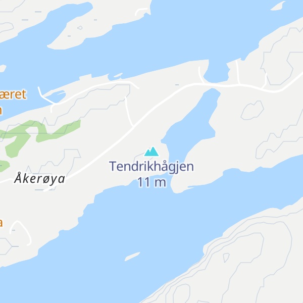 Map of Tendrikhågjen