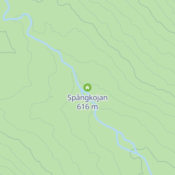 Map of Spångkojan