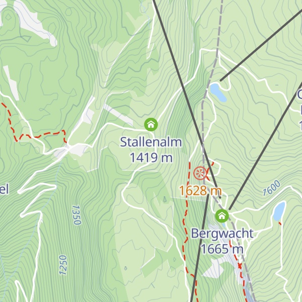 Map of Almhütte