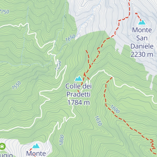 Map of Colle dei Pradetti