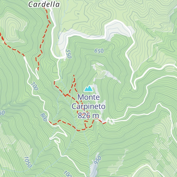Map of Monte Carpineto