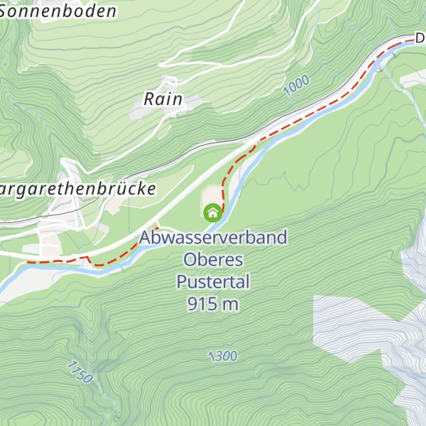 Map of Abwasserverband Oberes Pustertal