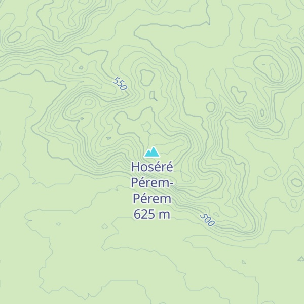 Map of Hoséré Pérem-Pérem