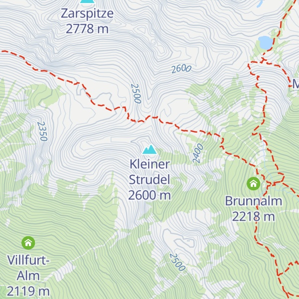 Map of Kleiner Strudel