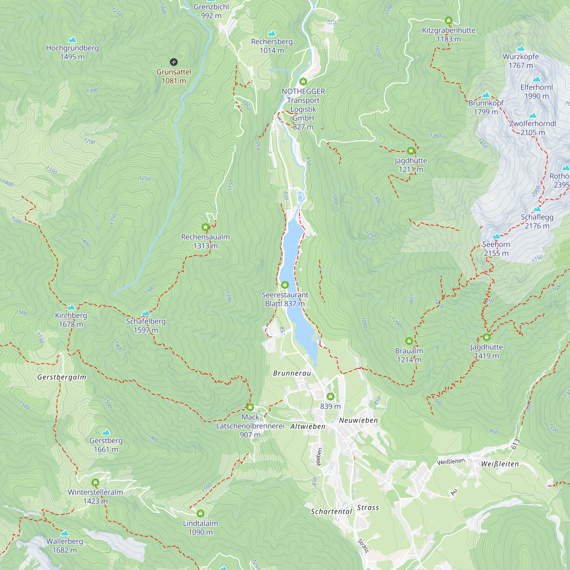 Seerestaurant Blattl map