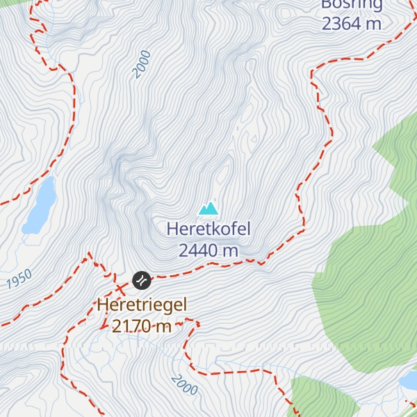 Map of Heretkofel