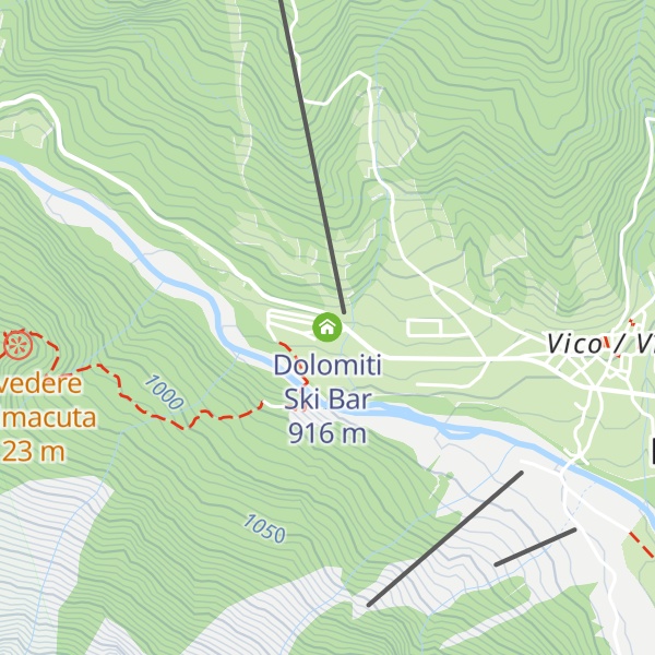 Map of Dolomiti Ski Bar