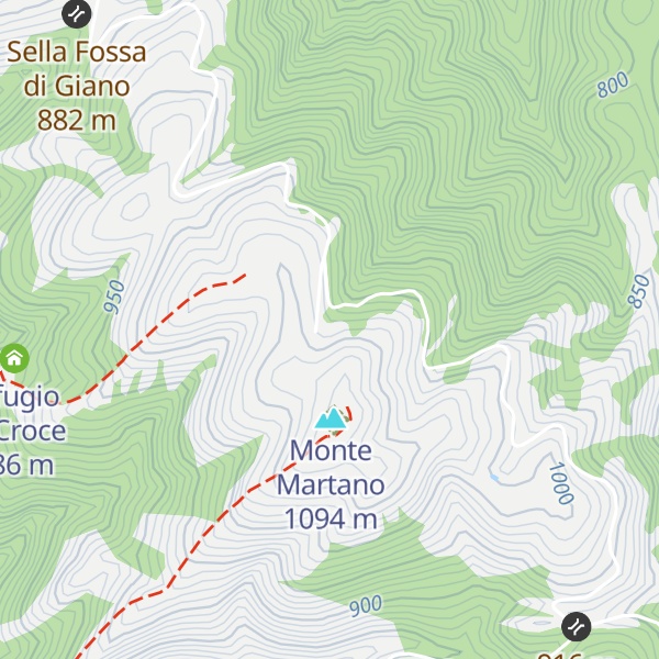 Map of Rifugio San Gaspare