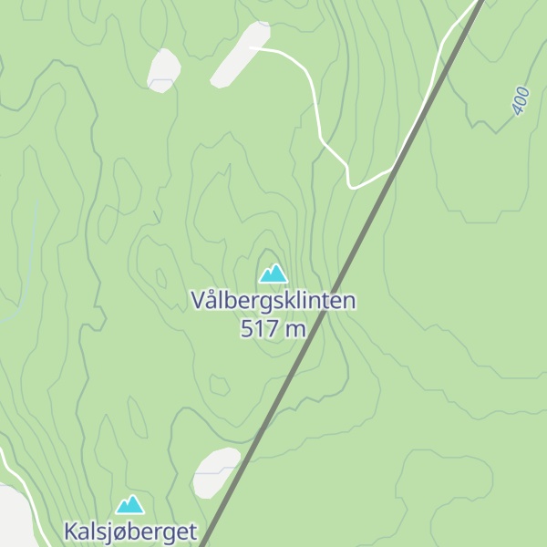 Map of Vålbergsklinten