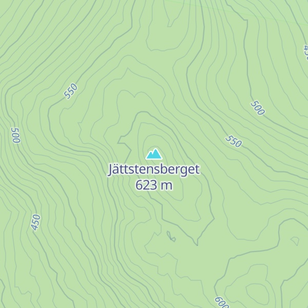 Map of Jättstensberget