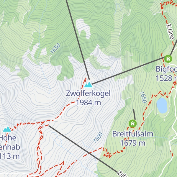 Map of Zwölfer-Treff