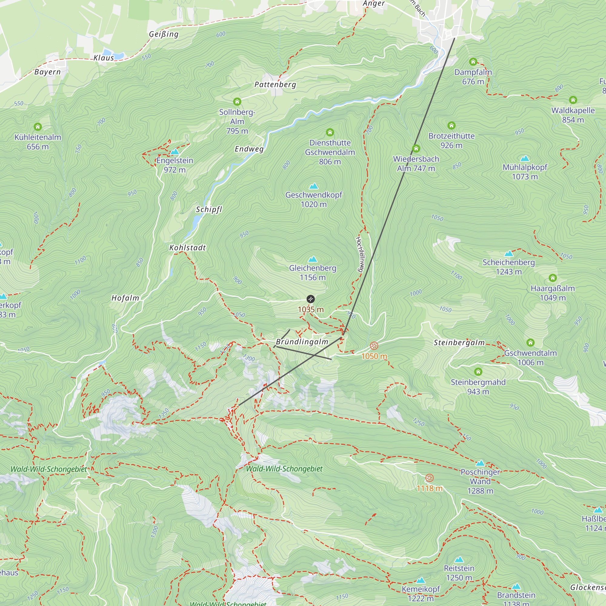 Gleichenbergalm-Gasseikaser map