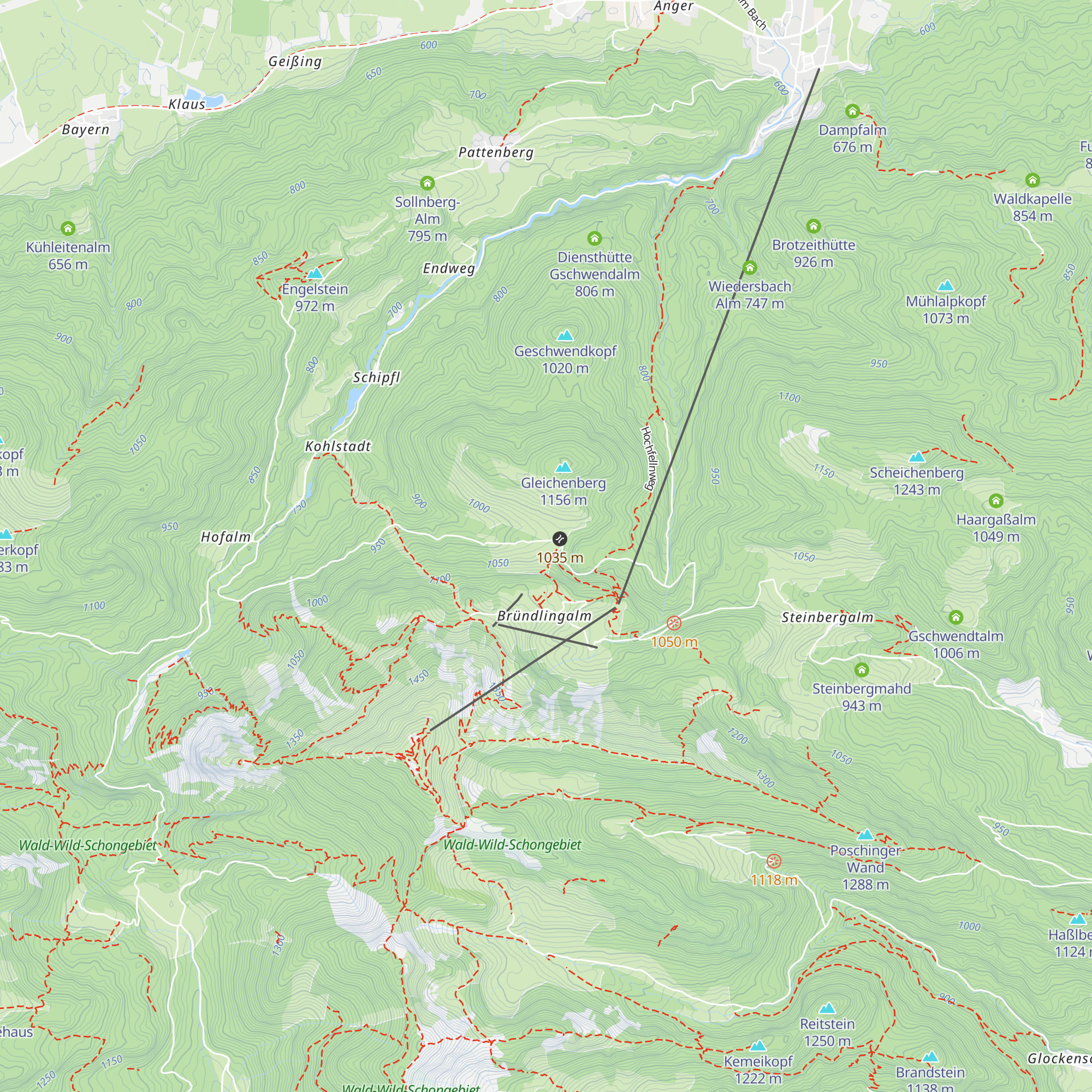 Gleichenbergalm-Gasseikaser map