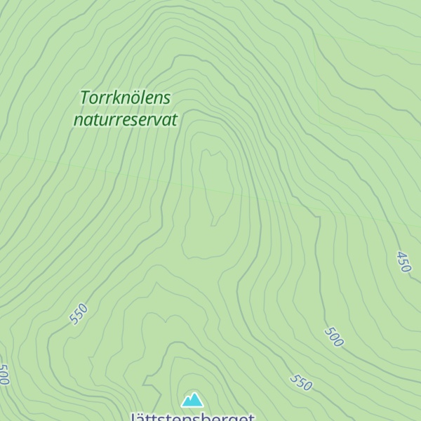 Map of Torrknölen