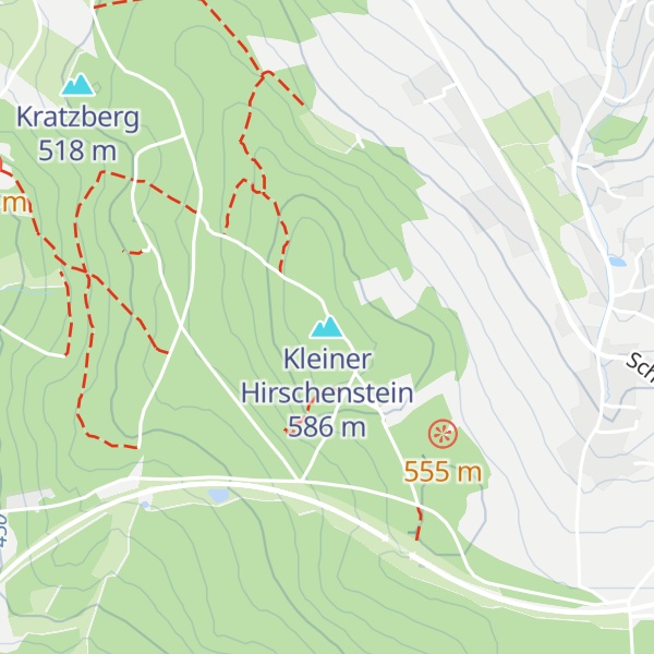 Map of Kleiner Hirschenstein