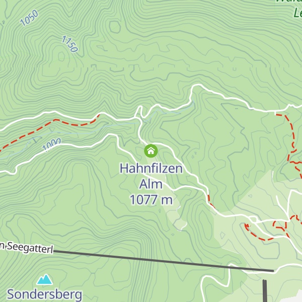 Map of Hahnfilzen Alm