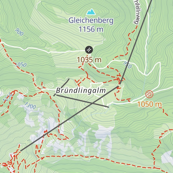 Map of Bachschmied-Kaser