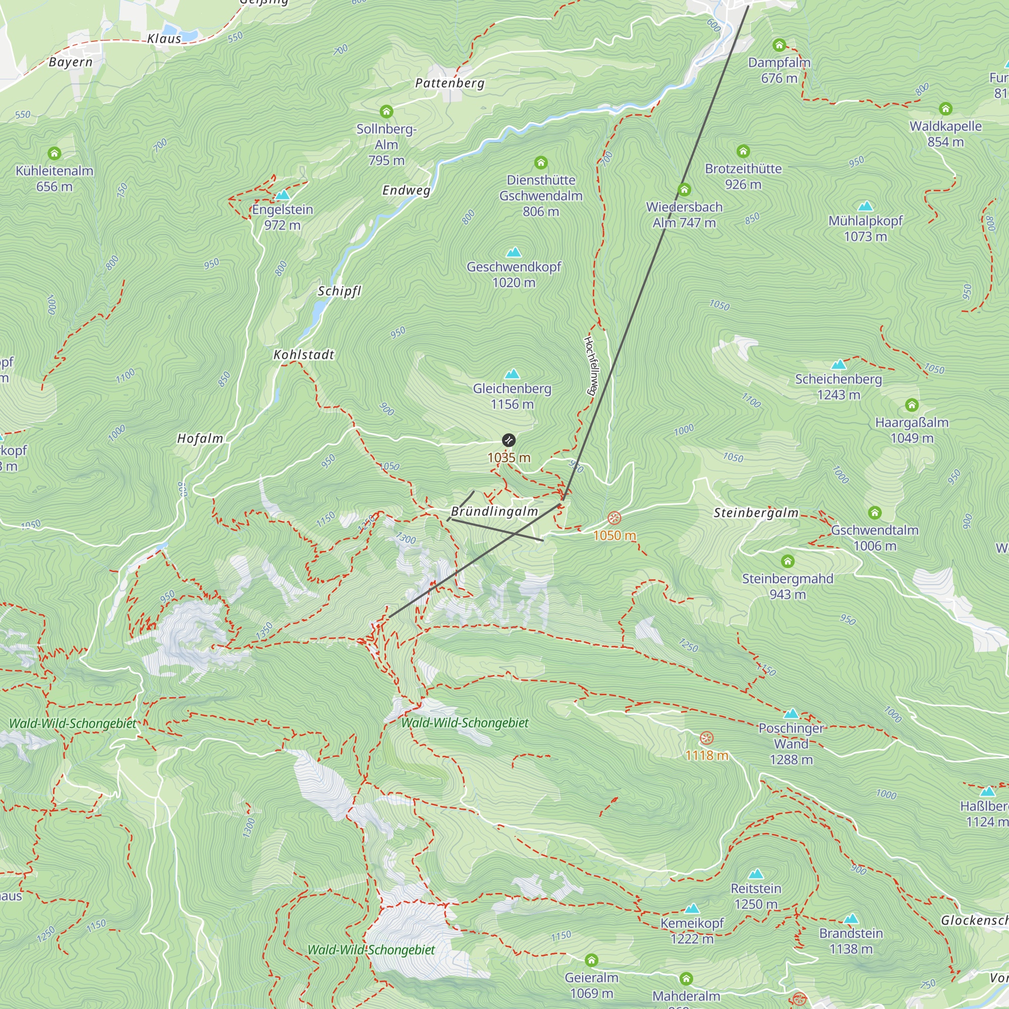 Bachschmied-Kaser map