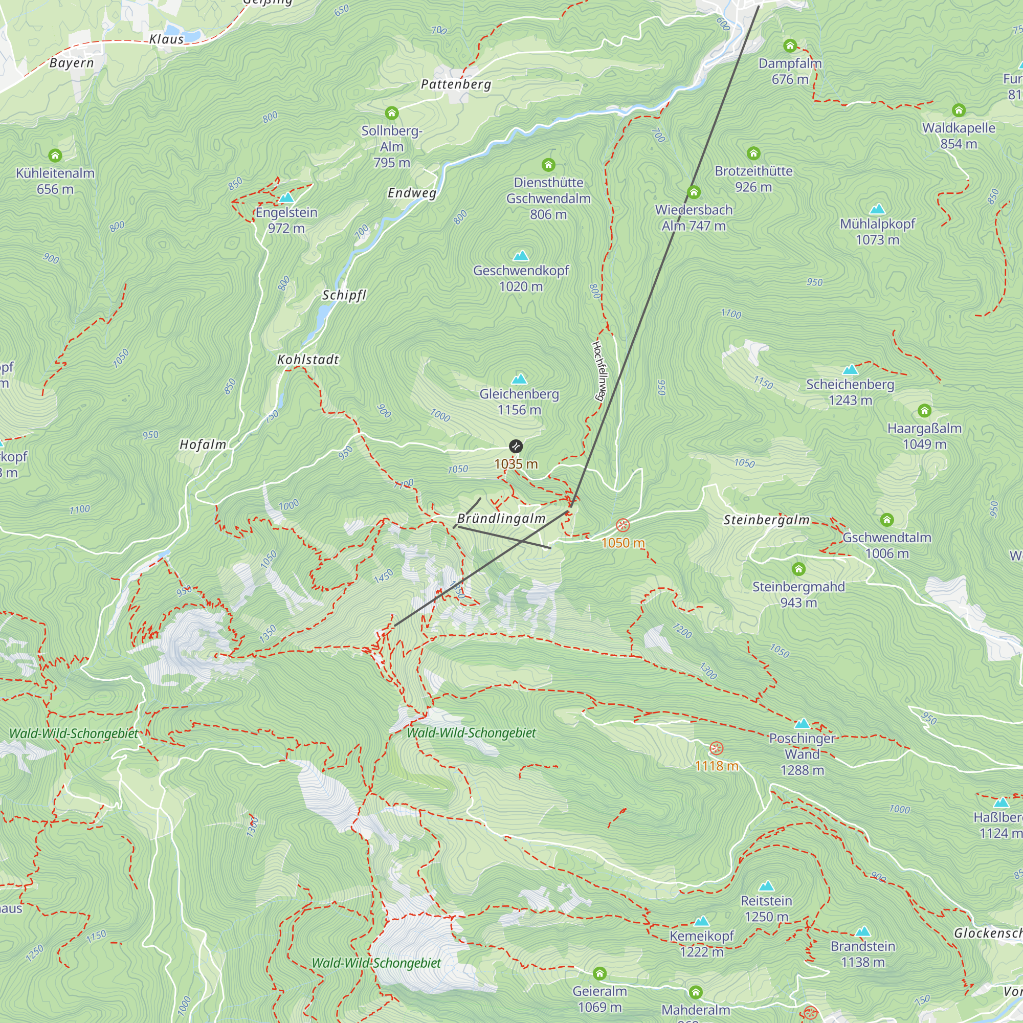 Bachschmied-Kaser map