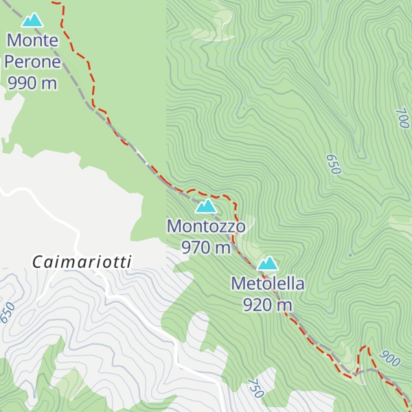Map of Montozzo