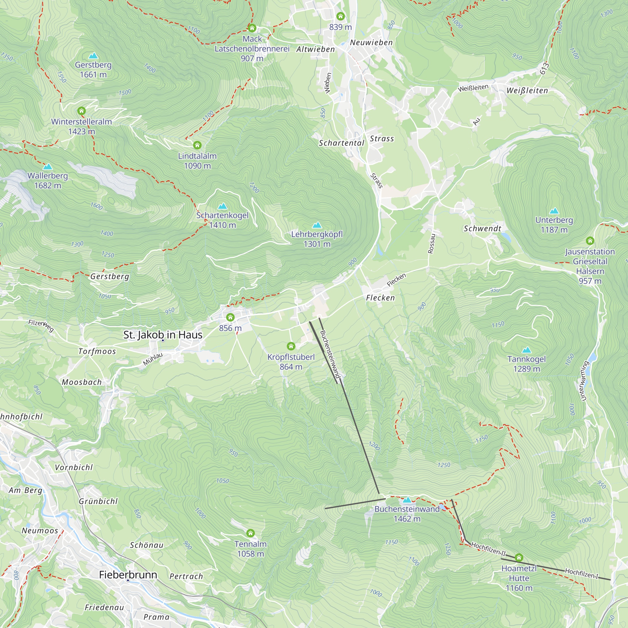 Das Bergblick map