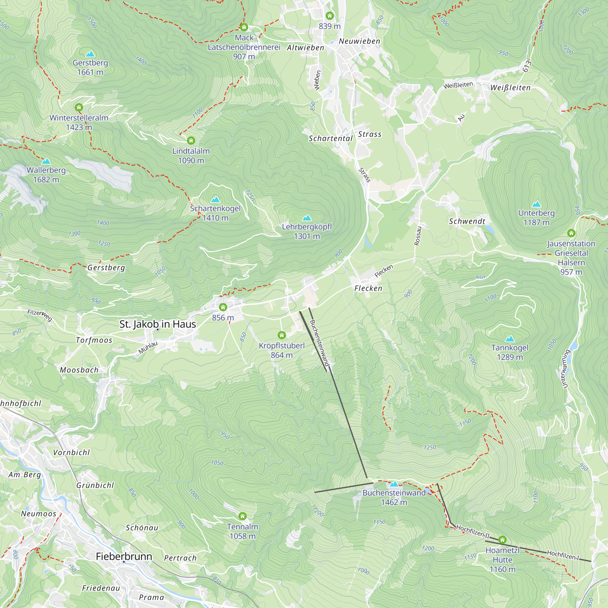 Das Bergblick map