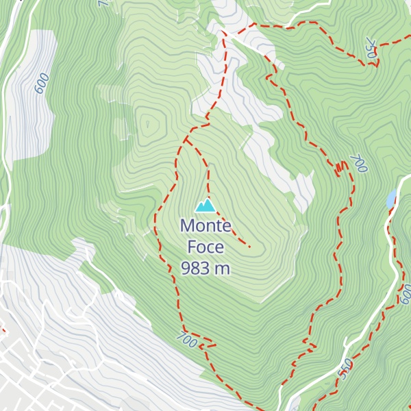 Map of Monte Foce